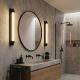 Aplica de perete LED baie IP44 KALIA negru