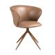 Scaun modern pivotant piele sintetica Camel