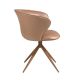 Scaune - Scaun modern pivotant piele sintetica Camel