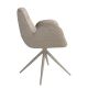 Scaune - Scaun modern pivotant Beige fabric