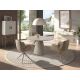 Scaune - Scaun modern pivotant Beige fabric