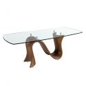 Masa dining design LUX Walnut 220x100cm
