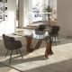 Mese dining - Masa dining design LUX Walnut 220x100cm
