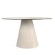 Mese dining - Masa moderna rotunda marmura portelanata Sand