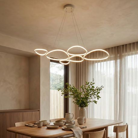 Pendule, Lustre suspendate - Lustra moderna suspendata LED HURON