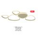 Lustre aplicate - Lustra moderna aplicata tavan LED HURON