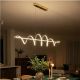 Lustra suspendata LED ESERO auriu