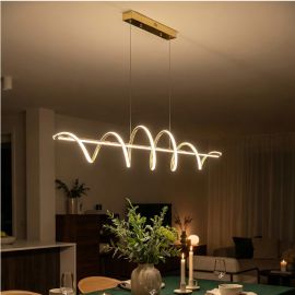 Pendule, Lustre suspendate - Lustra suspendata LED ESERO auriu