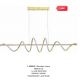 Pendule, Lustre suspendate - Lustra suspendata LED ESERO auriu