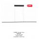 Pendule, Lustre suspendate - Lustra liniara suspendata LED ESERO negru