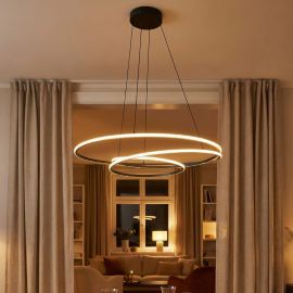 Pendule, Lustre suspendate - Lustra circulara suspendata LED ZEPHYRA
