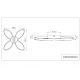 Lustre aplicate - Lustra moderna aplicata LED ROSENTRA