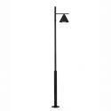 Stalp de exterior IP65 ORIX negru H-220cm