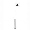 Stalp de exterior IP65 ORIX negru H-220cm