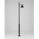 Stalpi - Stalp de exterior IP65 ORIX negru H-220cm