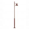 Stalp de exterior IP65 ORIX corten H-220cm
