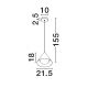 Pendule - Lustra, Pendul exterior IP65 ORIX corten