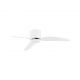 Lustre cu ventilator - Lustra LED cu ventilator si telecomanda VOLGA alb