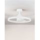 Lustre cu ventilator - Lustra LED cu ventilator si telecomanda LUNAIR alb