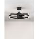 Lustre cu ventilator - Lustra LED cu ventilator si telecomanda LUNAIR negru