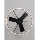 Lustre cu ventilator - Lustra LED cu ventilator si telecomanda LUNAIR negru
