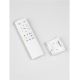 Lustre cu ventilator - Lustra LED cu ventilator si telecomanda LUNAIR negru