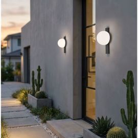 Aplice - Aplica de perete exterior IP65 LED 3000K REMI negru