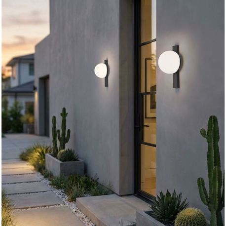 Aplice - Aplica de perete exterior IP65 LED 3000K REMI negru