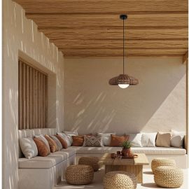 Pendule - Lustra boho style pentru terasa exterior IP54 SAMY