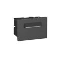 Spot incastrabil exterior LED 3000K, IP65 RECTO gri inchis