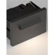 Spoturi - Spot incastrabil exterior LED 3000K, IP65 RECTO gri inchis