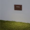 Spot incastrabil exterior LED 3000K, IP65 RECTO corten