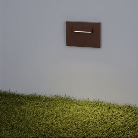 Spoturi - Spot incastrabil exterior LED 3000K, IP65 RECTO corten