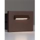 Spoturi - Spot incastrabil exterior LED 3000K, IP65 RECTO corten