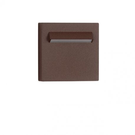 Spoturi - Spot aplicat exterior LED 3000K, IP65 RECTO corten