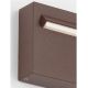 Spoturi - Spot aplicat exterior LED 3000K, IP65 RECTO corten