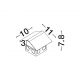 Spoturi - Corp incastrabil sol exterior LED 3000K, IP67 IK10 MEX