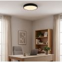 Plafoniera LED CCT IP44 NADI 40cm negru