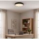 Iluminat pentru baie - Plafoniera LED CCT IP44 NADI 40cm negru