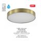 Iluminat pentru baie - Plafoniera LED CCT IP44 NADI 40cm alama antic