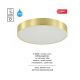Iluminat pentru baie - Plafoniera LED CCT IP44 NADI 40cm auriu