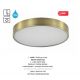 Iluminat pentru baie - Plafoniera LED CCT IP44 NADI 50cm alama antic