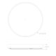 Iluminat pentru baie - Plafoniera LED CCT IP44 NADI 50cm alama antic