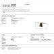 Mese dining - Masa dining design LUX Luca 200