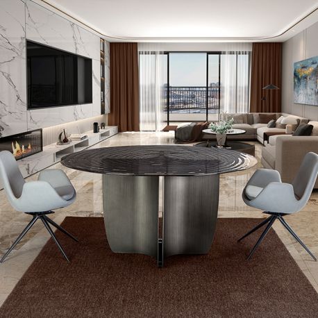 Mese dining - Masa dining rotunda design LUX Night D150