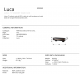 Comode - Comoda TV design LUX cu 4 usi Luca