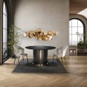 Masa dining rotunda design LUX Zolo D135