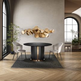 Mese dining - Masa dining rotunda design LUX Zolo D135