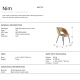 Scaune - Scaun modern design LUX Nim camel