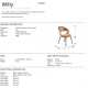 Scaune - Scaun modern design LUX Willy camel